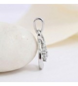 Infinity Loop Pendant – Silver Finish