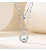 Luna Dual Layer Necklace – Available in Silver & Rose Gold