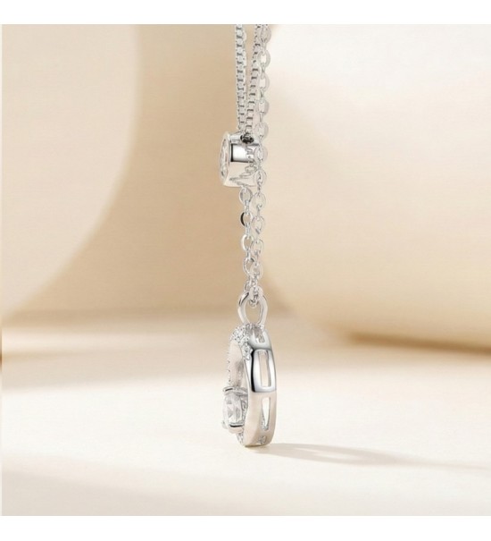 Luna Dual Layer Necklace – Available in Silver & Rose Gold