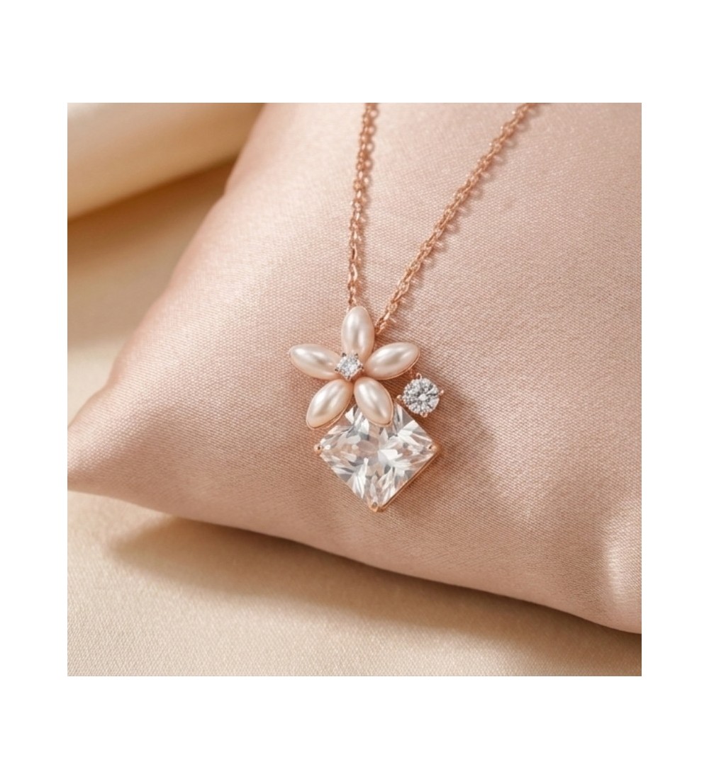 Petal Radiance Pendant – Silver & Rose Gold Variants
