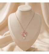 Blossom Charm Necklace – Silver & Rose Gold Variants