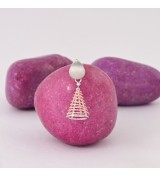 Spiral Drop Cone Earrings – Rose Gold & Silver Statement Dangles