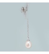 Shooting Star Pearl Drop Earrings – Elegant Zirconia & Pearl Dangle