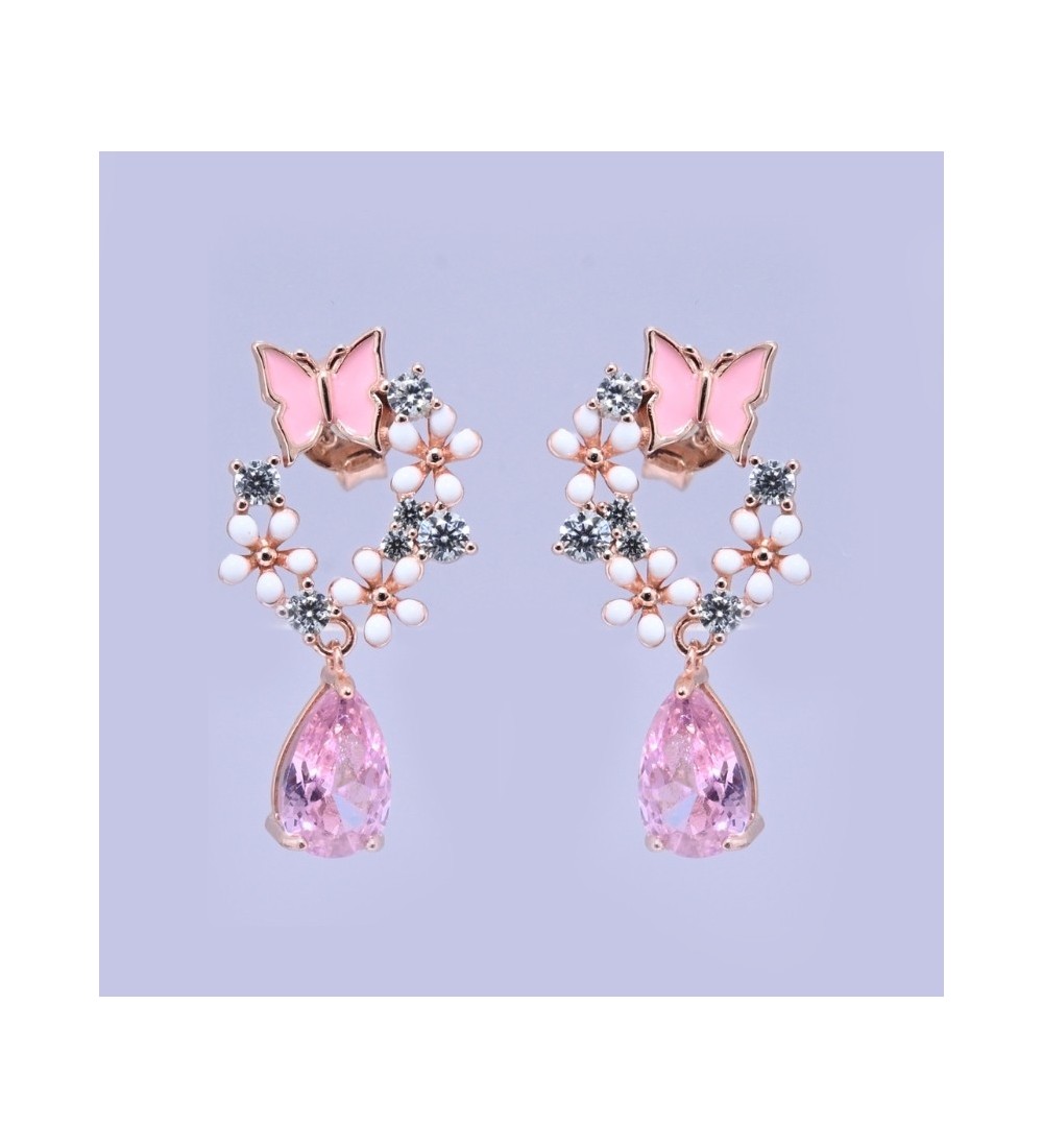 Enchanted Butterfly Drop Earrings