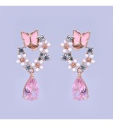 Enchanted Butterfly Drop Earrings