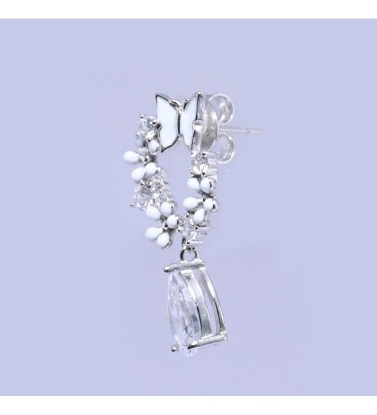 Enchanted Butterfly Drop Earrings