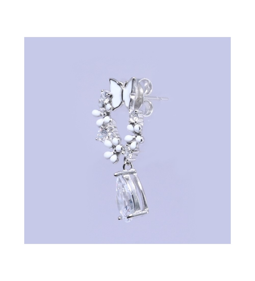 Enchanted Butterfly Drop Earrings