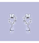 Enchanted Butterfly Drop Earrings