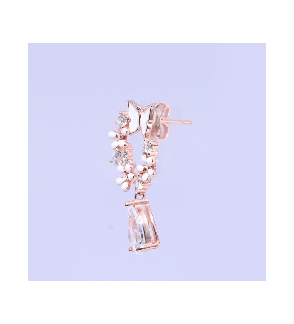 Enchanted Butterfly Drop Earrings