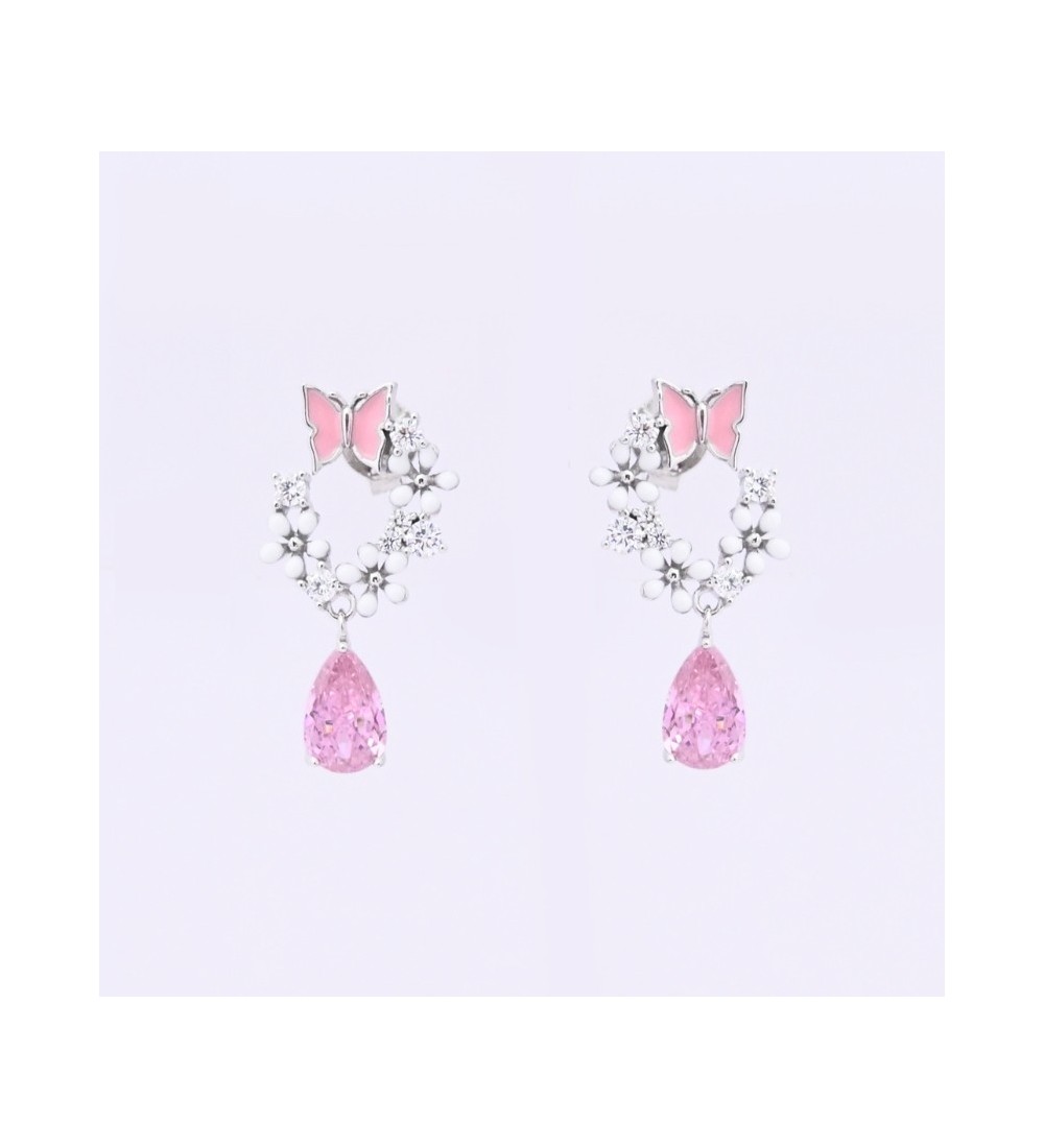 Enchanted Butterfly Drop Earrings