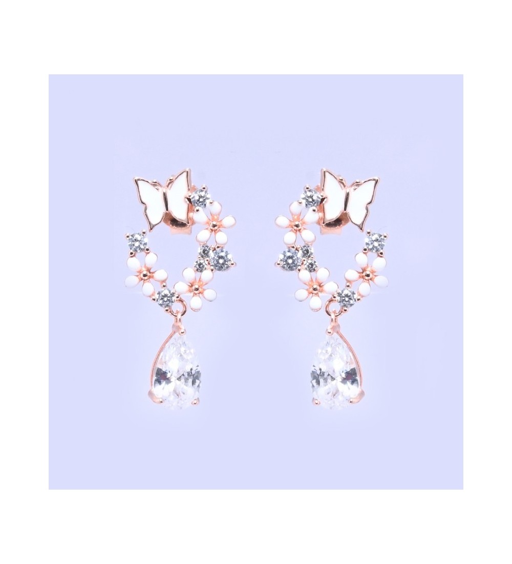 Enchanted Butterfly Drop Earrings
