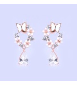 Enchanted Butterfly Drop Earrings