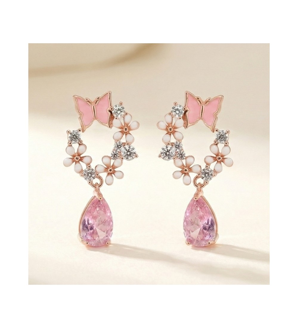 Enchanted Butterfly Drop Earrings