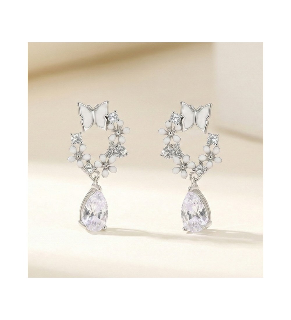 Enchanted Butterfly Drop Earrings