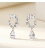 Enchanted Butterfly Drop Earrings