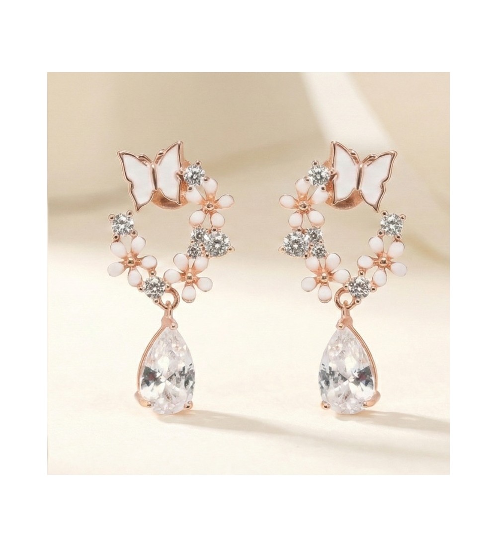Enchanted Butterfly Drop Earrings