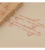 Clover & Heart Keepsake Anklet