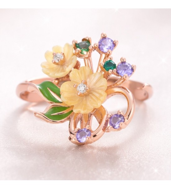 Enchanted Garden Bouquet Ring