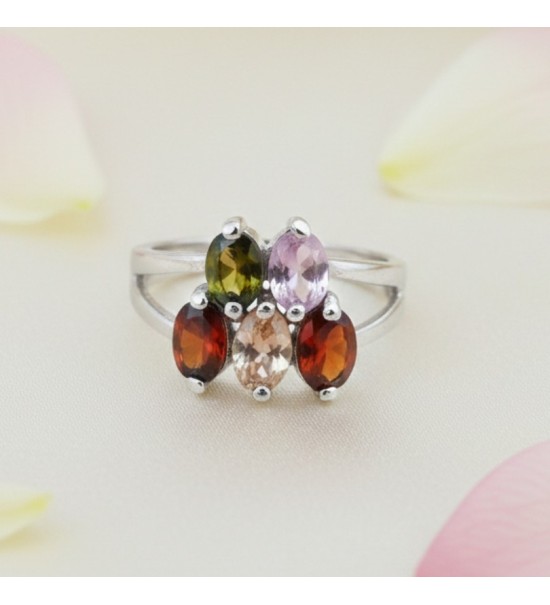 Prism Cluster Statement Ring