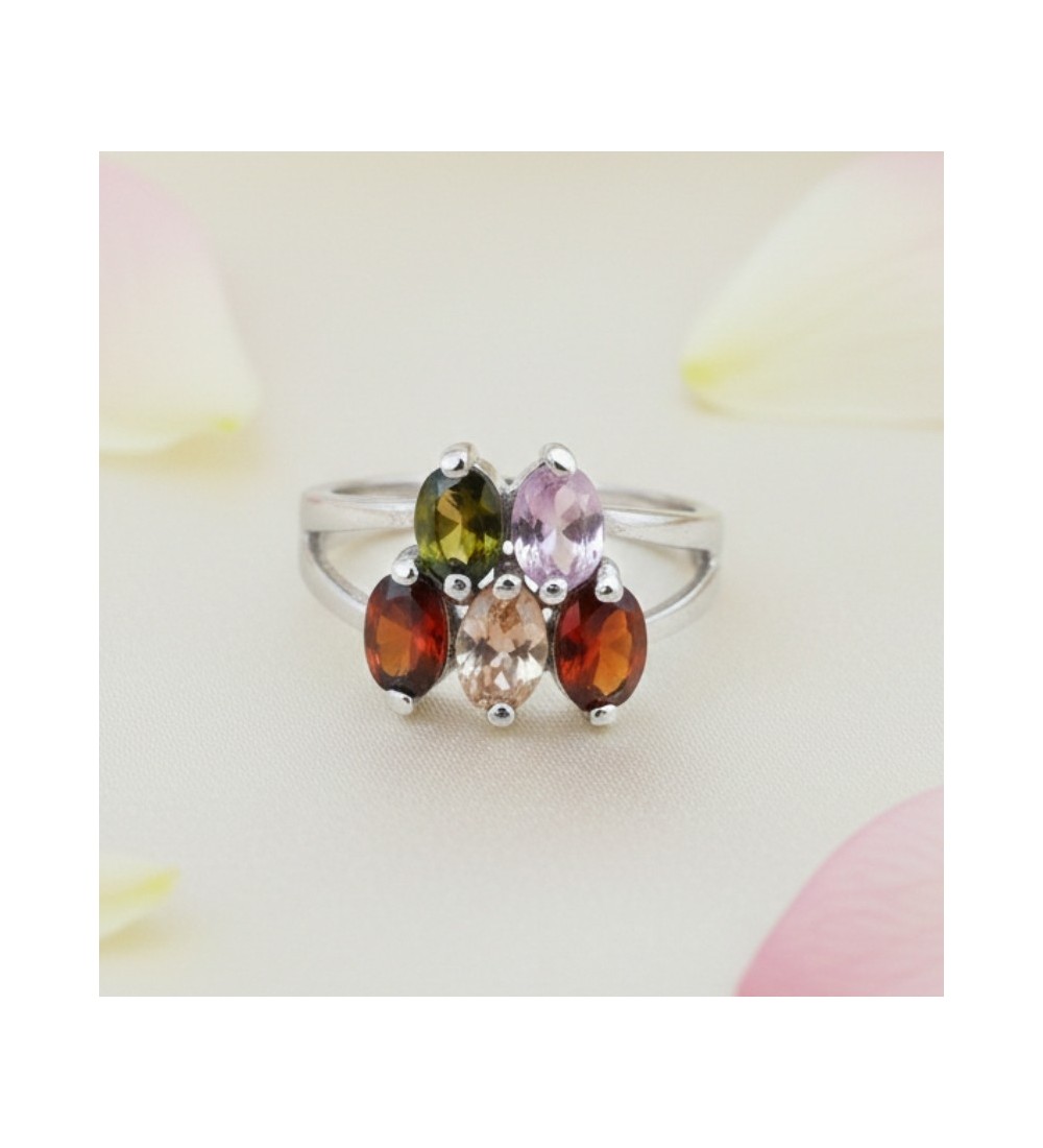 Prism Cluster Statement Ring