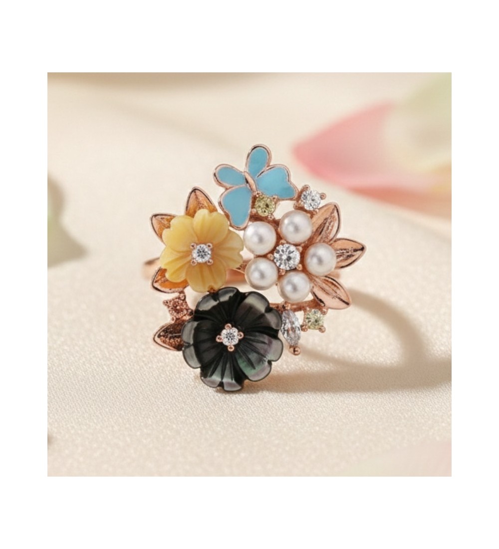 Butterfly Meadow Bouquet Ring