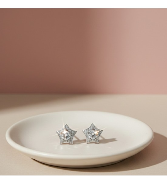 Celestial Star Halo Studs