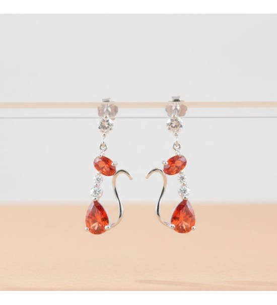 Whimsical Amethyst Cat Drops