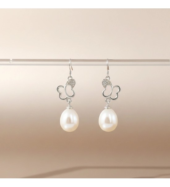 Enchanted Butterfly Pearl Drops