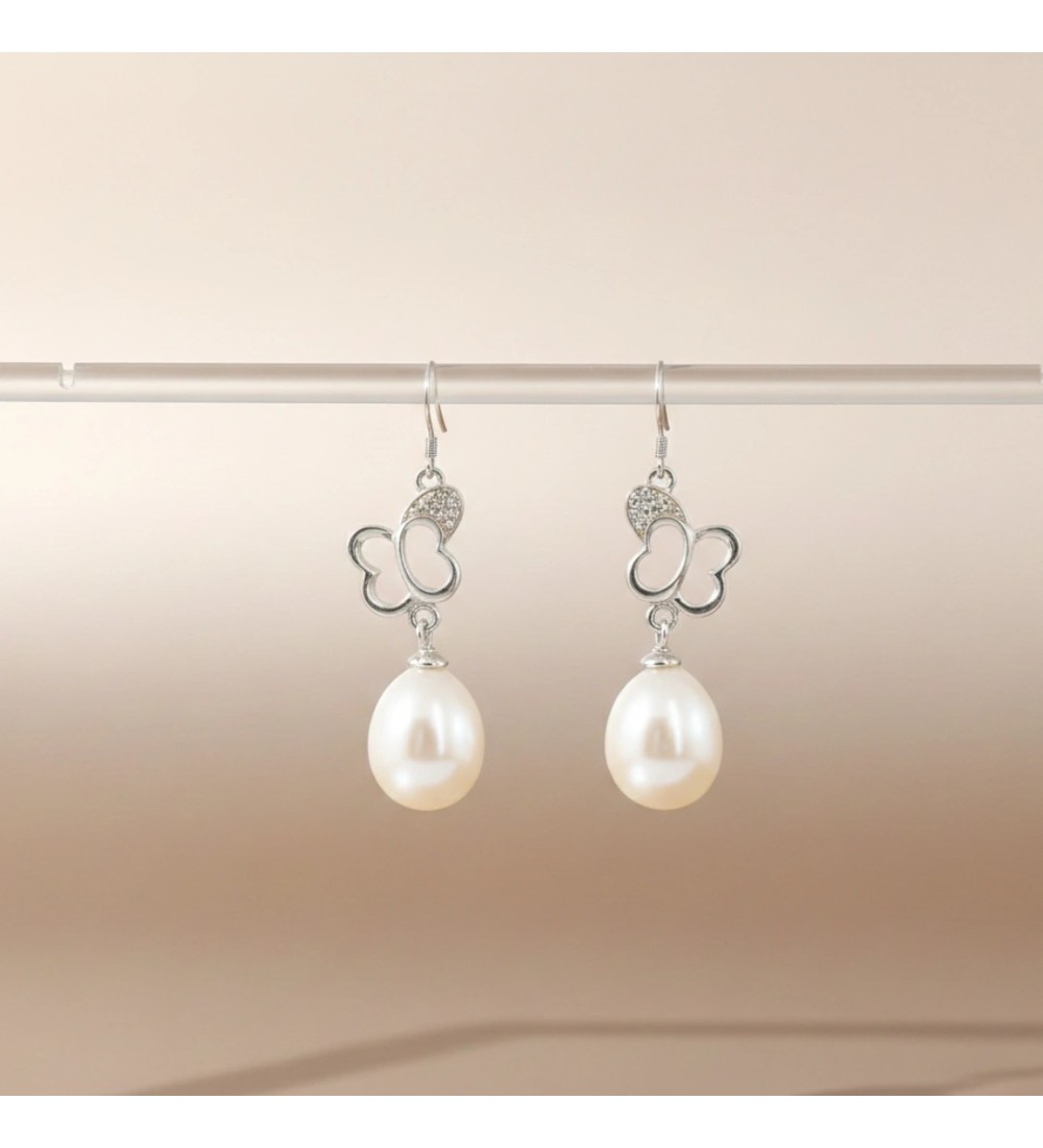 Enchanted Butterfly Pearl Drops