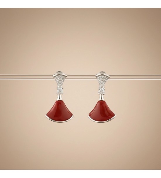 Crimson Fan Halo Drops