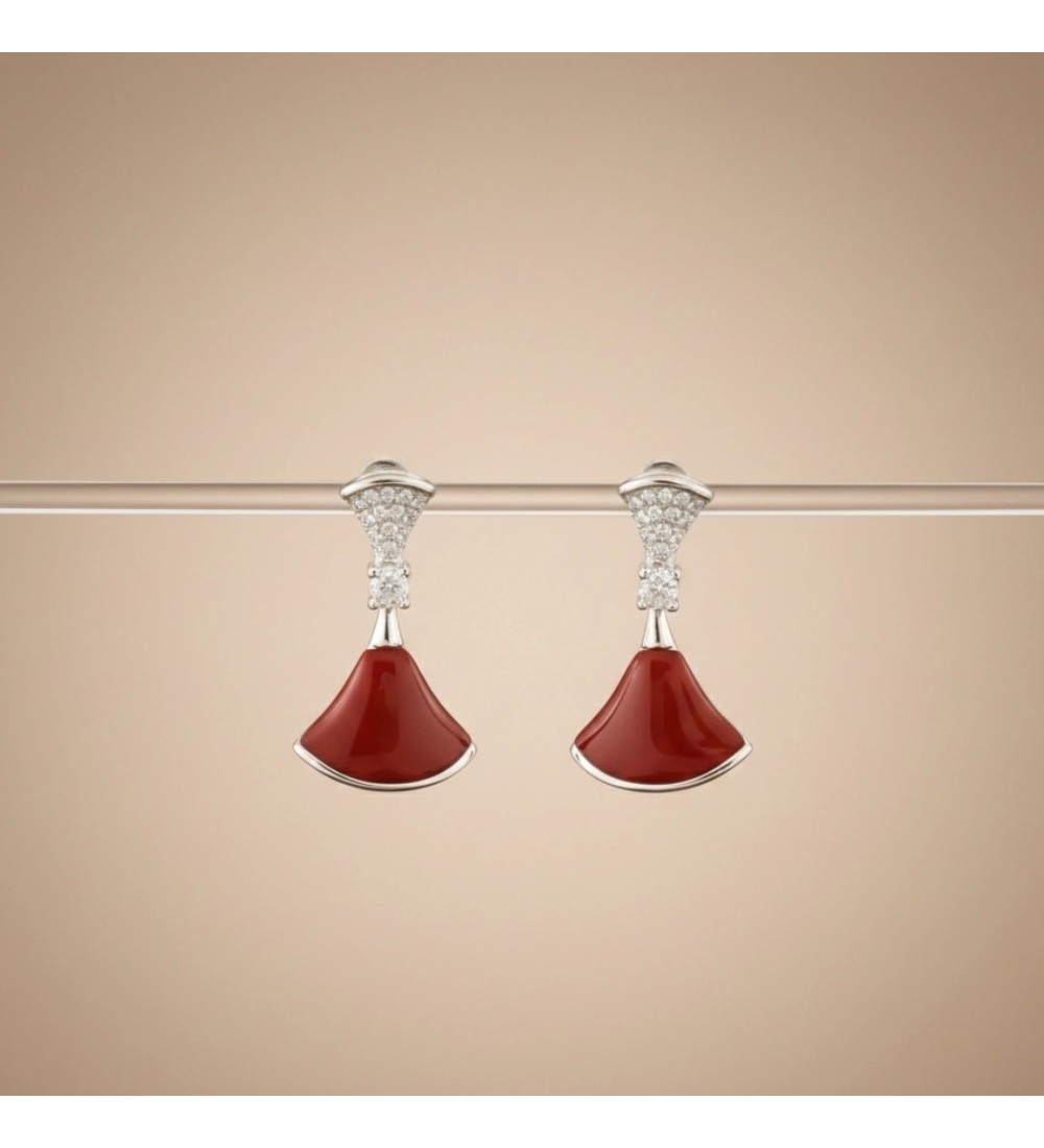 Crimson Fan Halo Drops