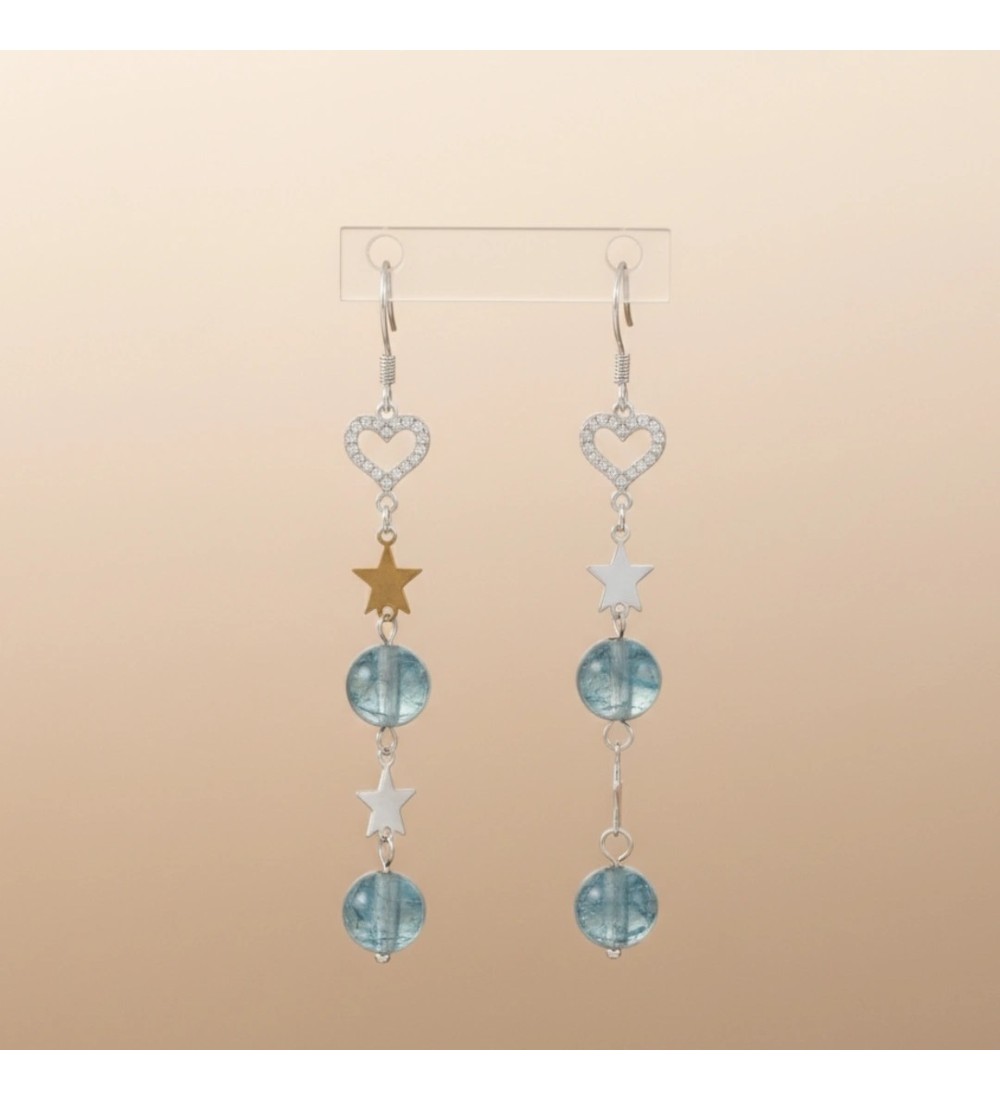 Starlight Heart Tassel Drops
