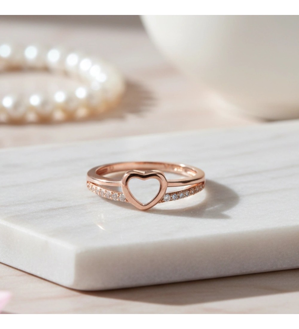 Eternal Heart Pavé Ring
