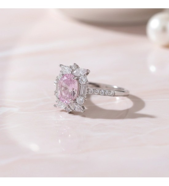 Prism Halo Statement Ring