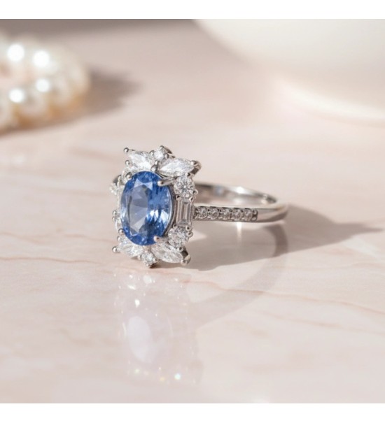 Prism Halo Statement Ring