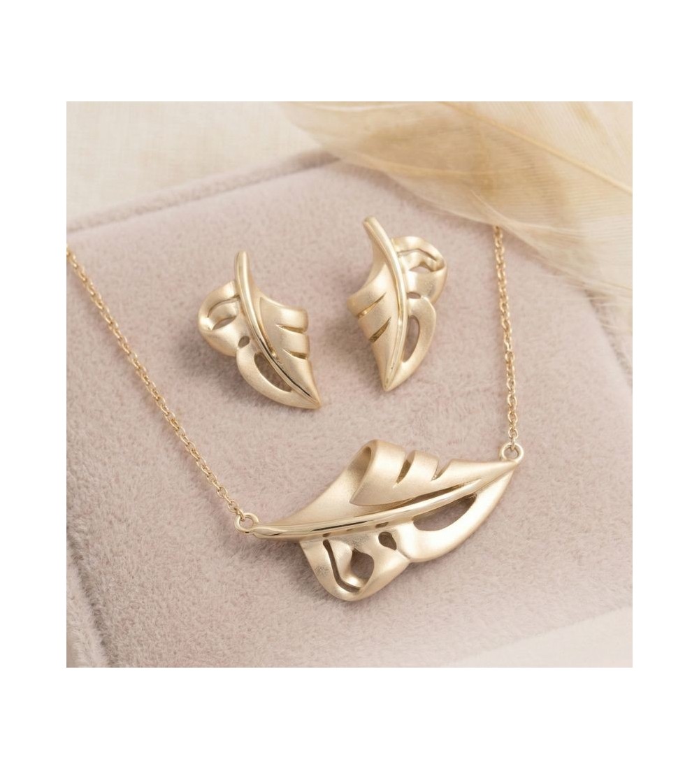 Golden Leaf Elegance Set