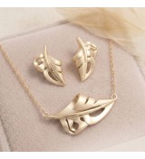Golden Leaf Elegance Set