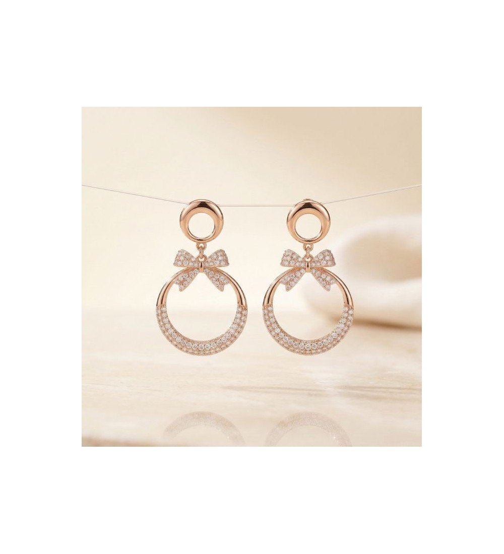 Sparkling Bow Wreath Drops