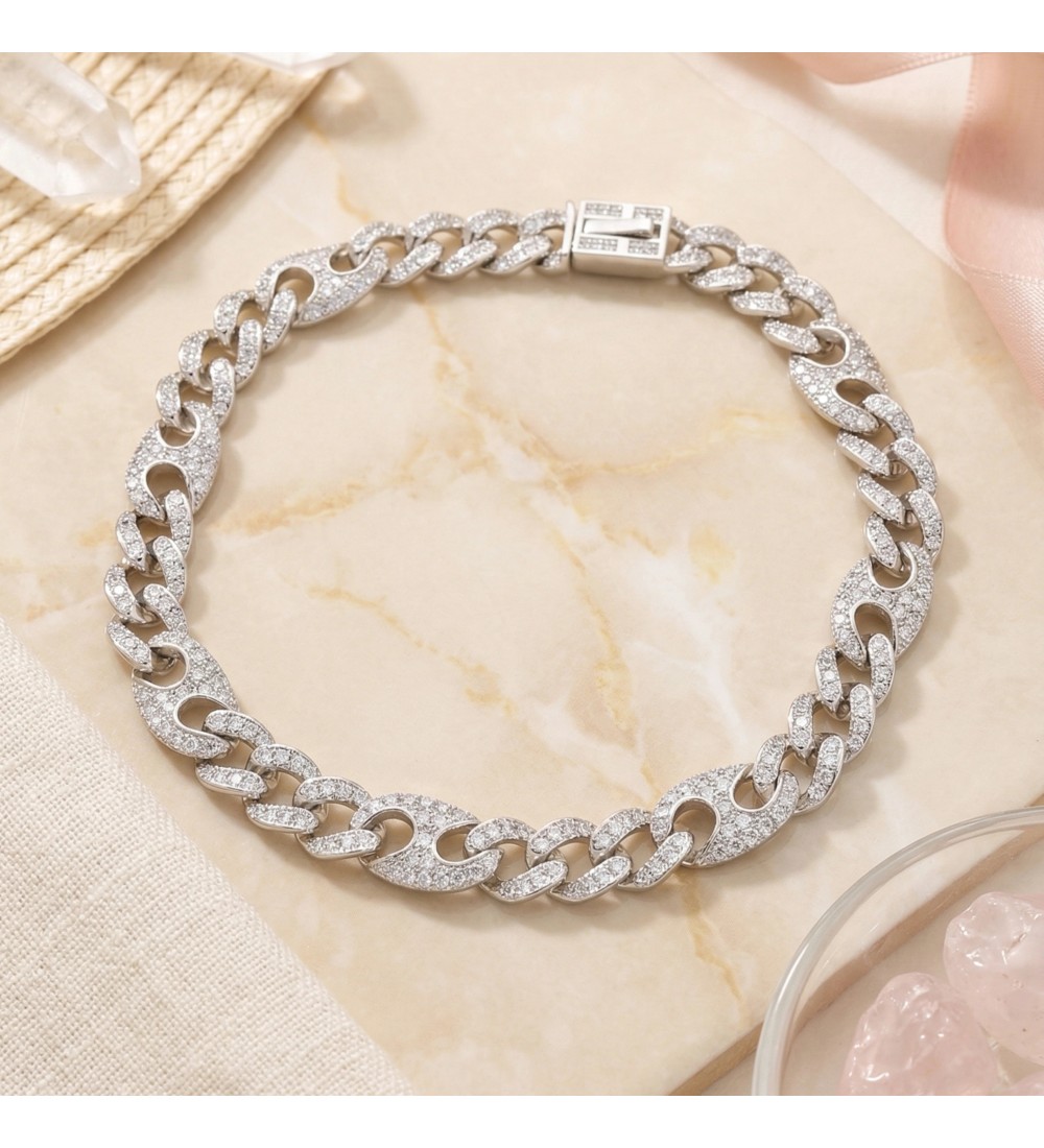 Men's Stellar Iced Cuban Link Bracelet