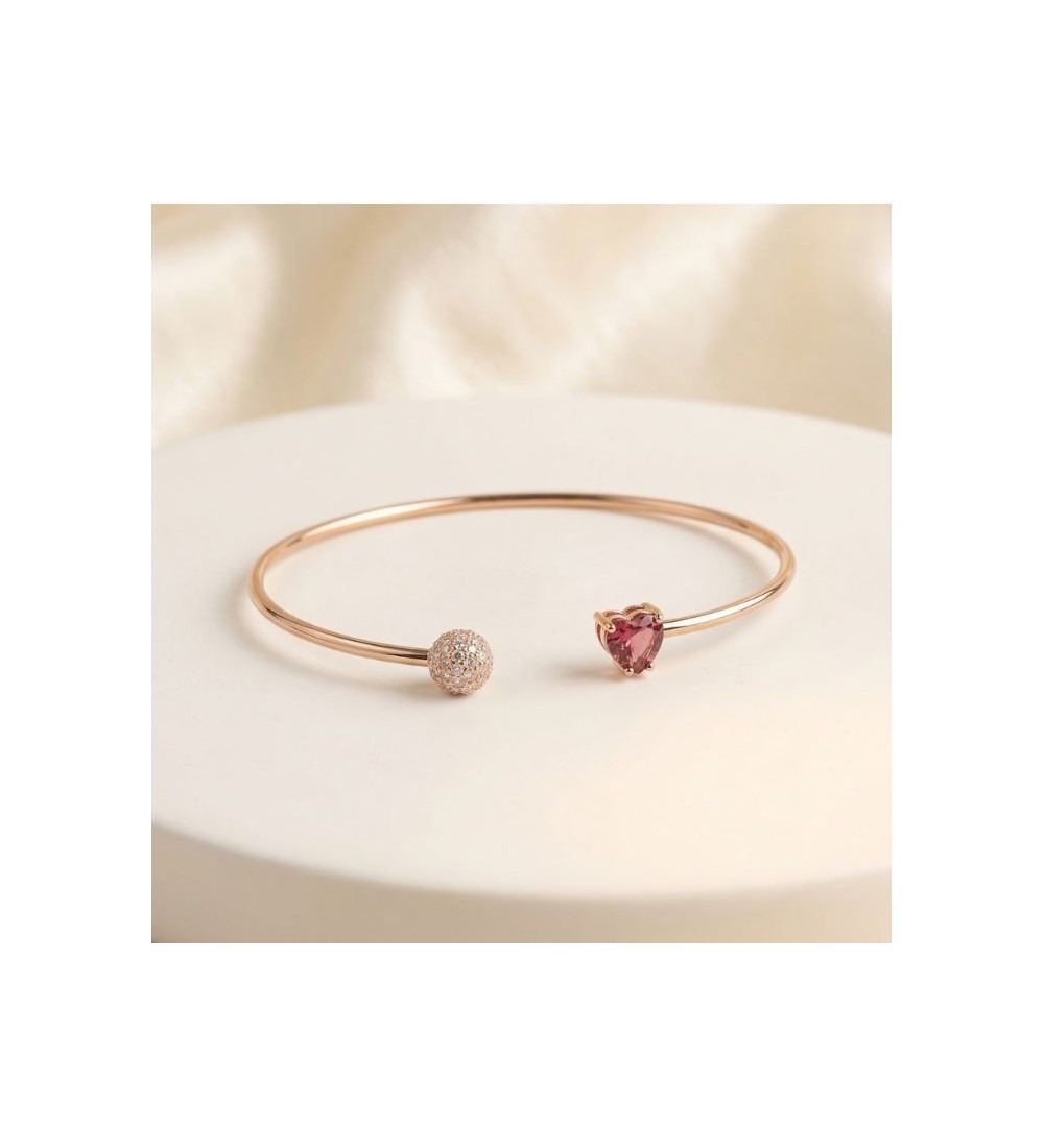Blushing Heart Orb Cuff