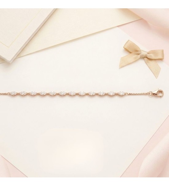 Marquise Glimmer Tennis Bracelet