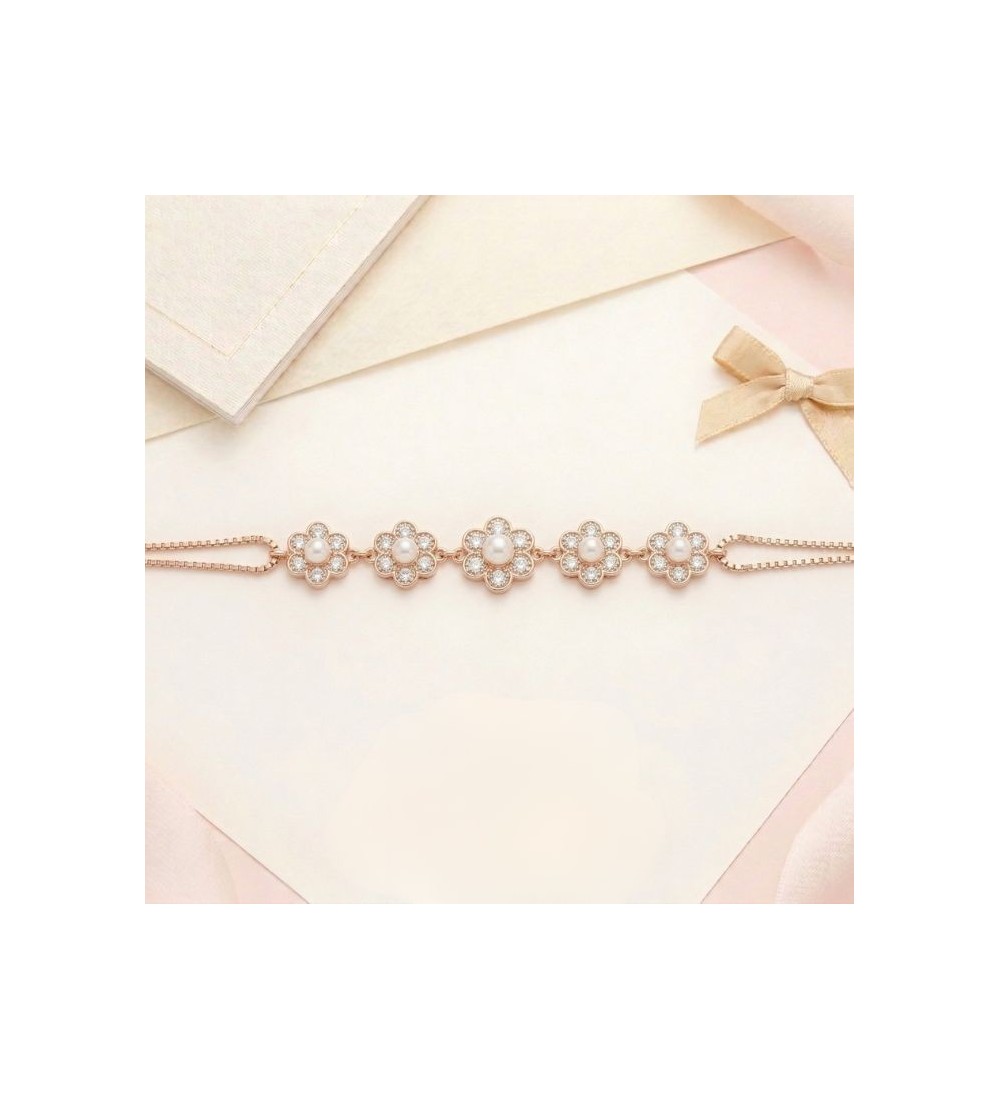 Blushing Heart & Bow Bolo Bracelet