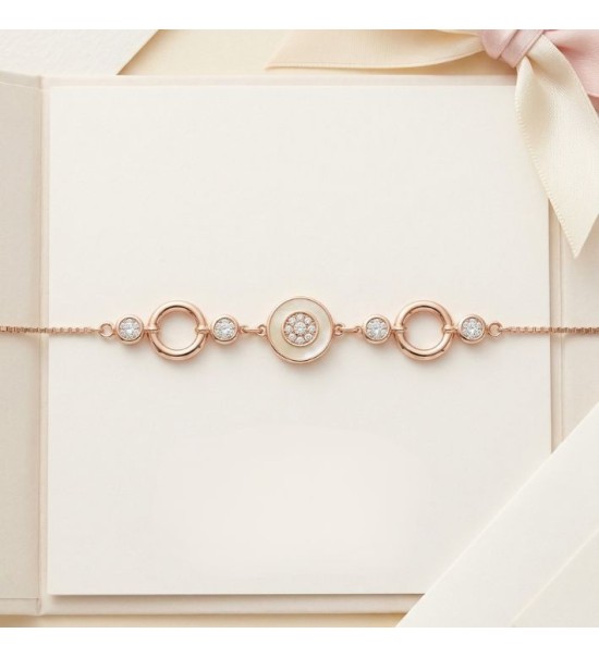 Pearl Blossom Halo Bracelet