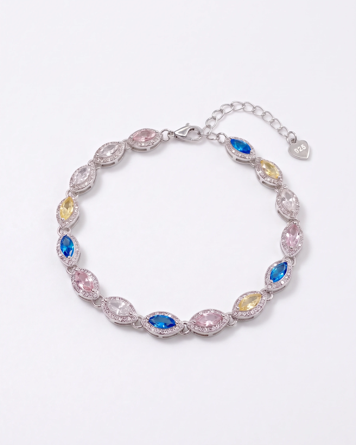 Silver LBR Crush Bracelet | 92.5 Sterling Silver Bracelet | Stylora