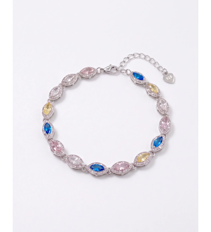 Silver LBR Crush Bracelet | 92.5 Sterling Silver Bracelet | Stylora