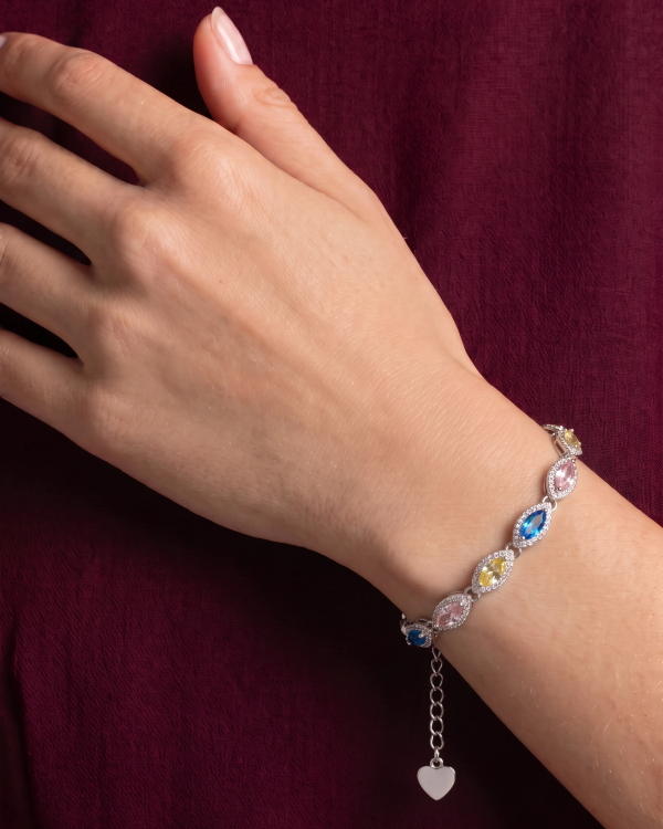 Silver LBR Crush Bracelet