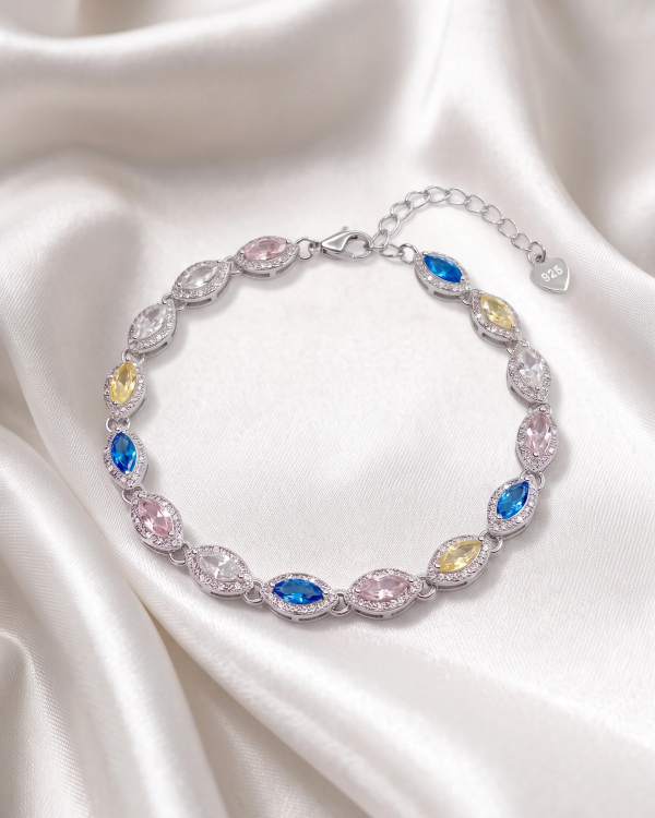Silver LBR Crush Bracelet | 92.5 Sterling Silver Bracelet | Stylora
