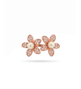 Rose Gold Glory CZ Ring | 92.5 Sterling Silver Ring | Stylora