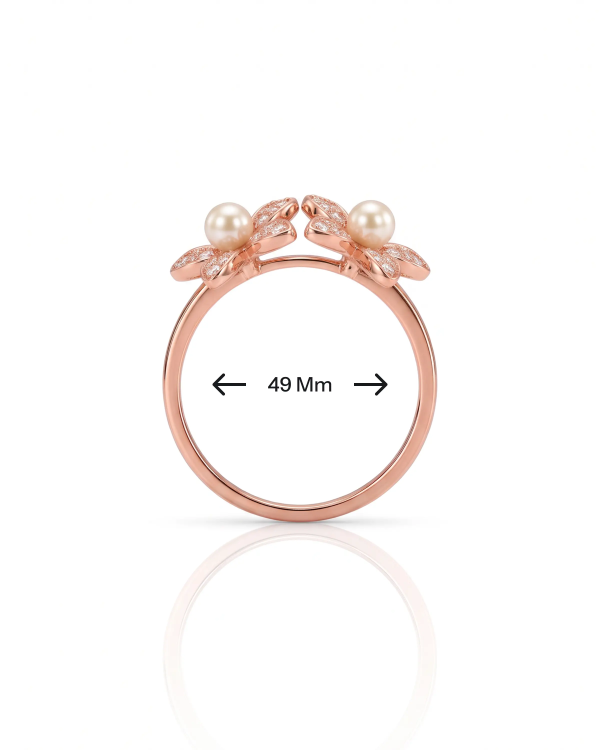 Rose Gold Glory CZ Ring | 92.5 Sterling Silver Ring | Stylora