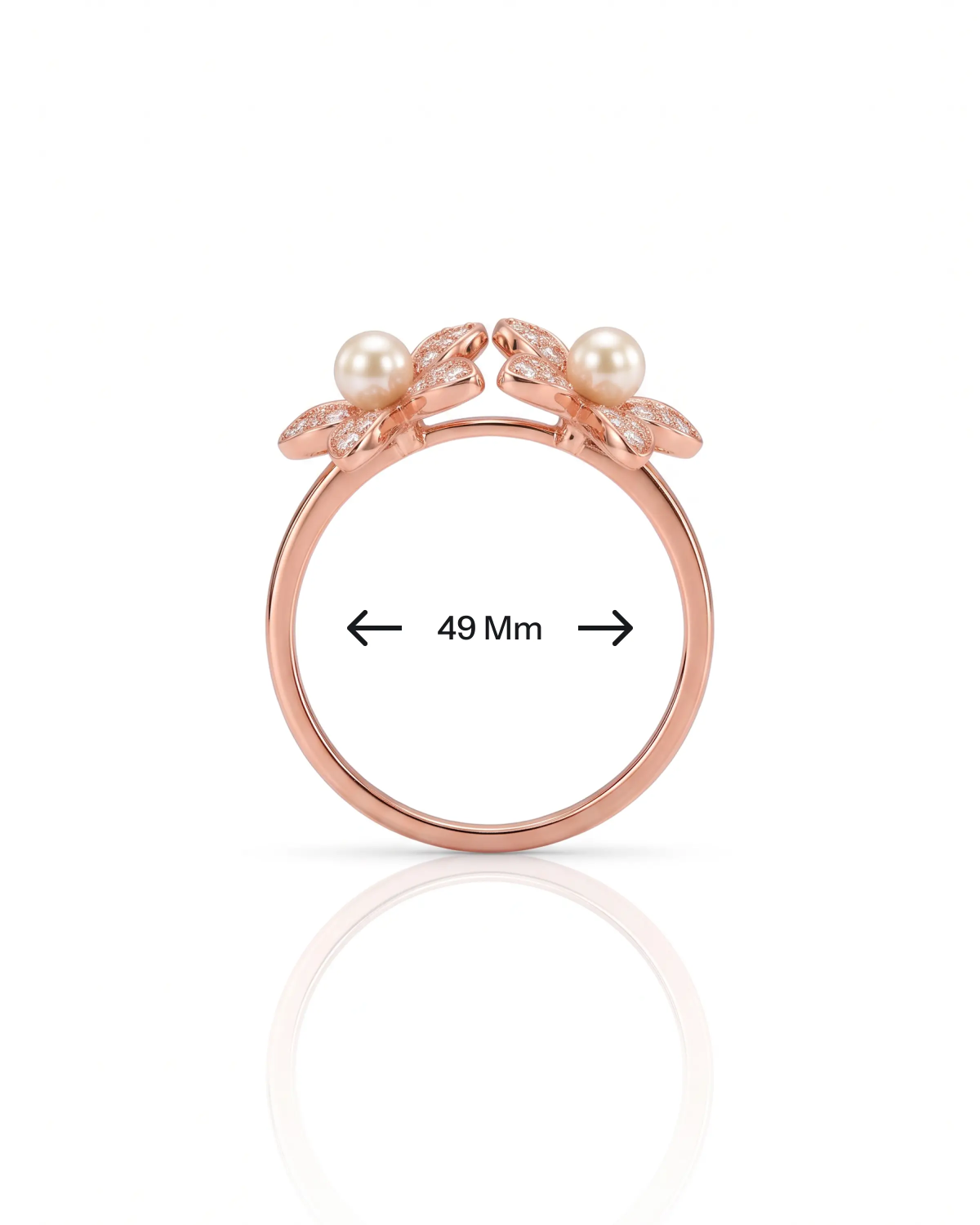 Rose Gold Glory CZ Ring | 92.5 Sterling Silver Ring | Stylora